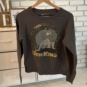 Disney The Lion King Simba Women’s Long Sleeve Crew Neck Sweater